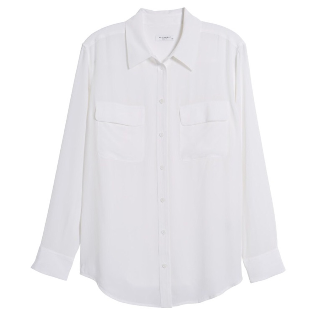 Equipment signature silk shirt size xs
